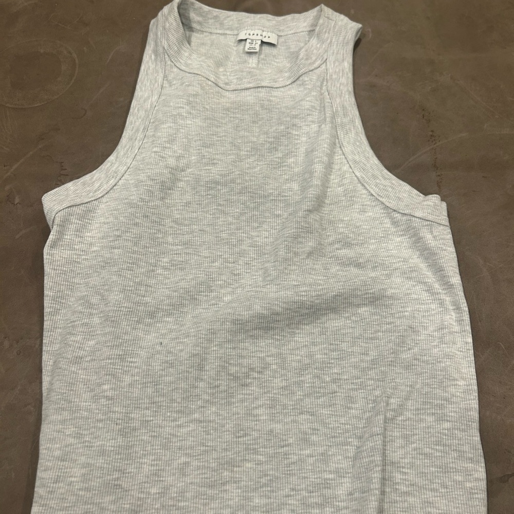 Gray Sleeveless Top